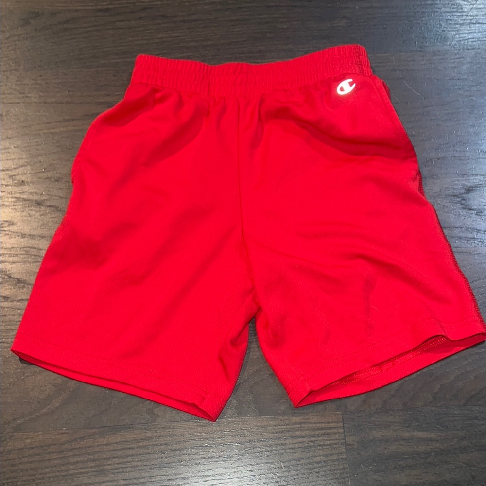 Champion Red Athletic Shorts Comfortable Fit Size -S (8)